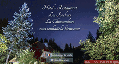 Desktop Screenshot of hotellesrochers.com